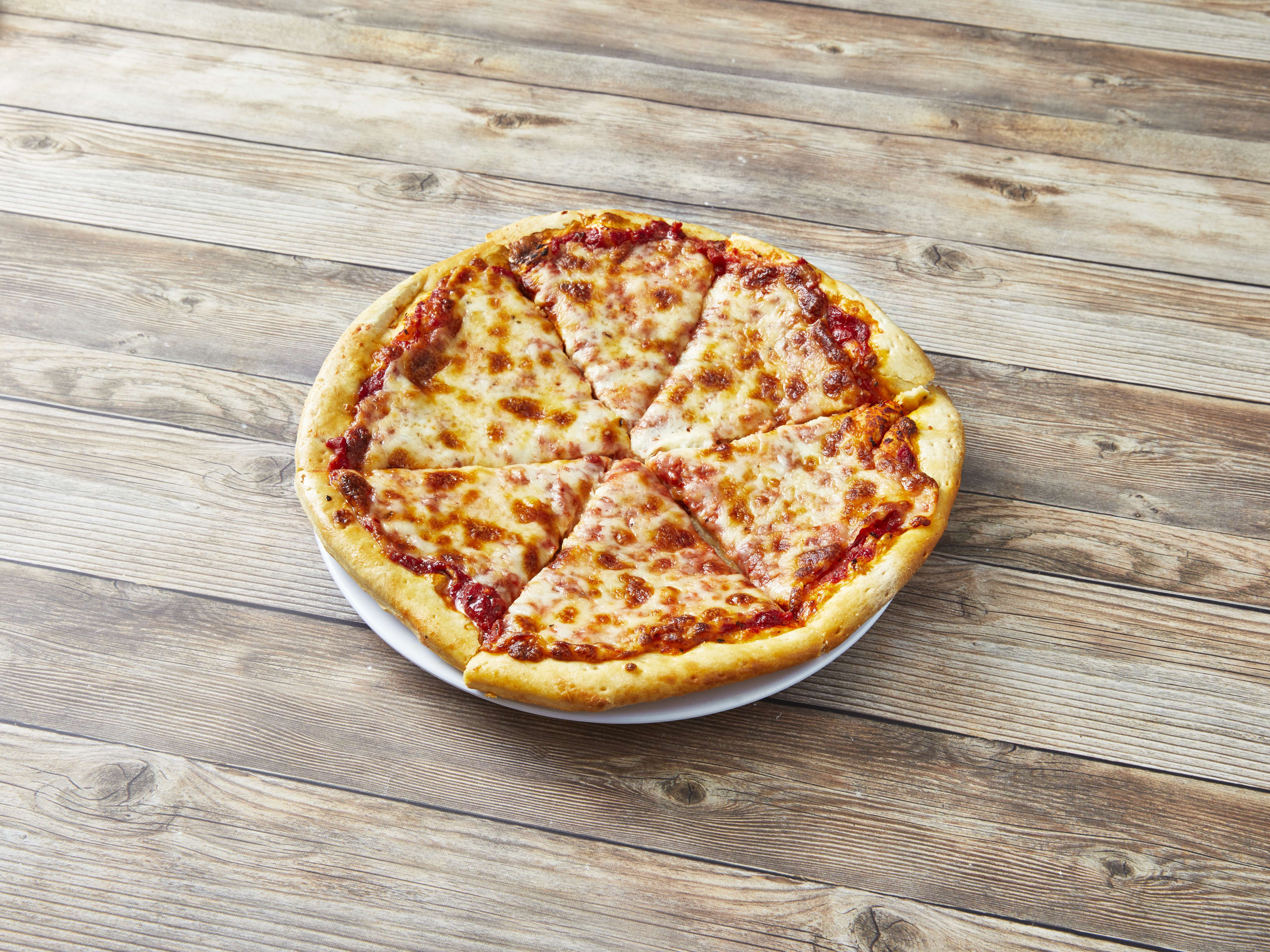 Order Our Famous Thin Crust Cheese Pizza food online from Taylor Street Pizza store, Carpentersville on bringmethat.com