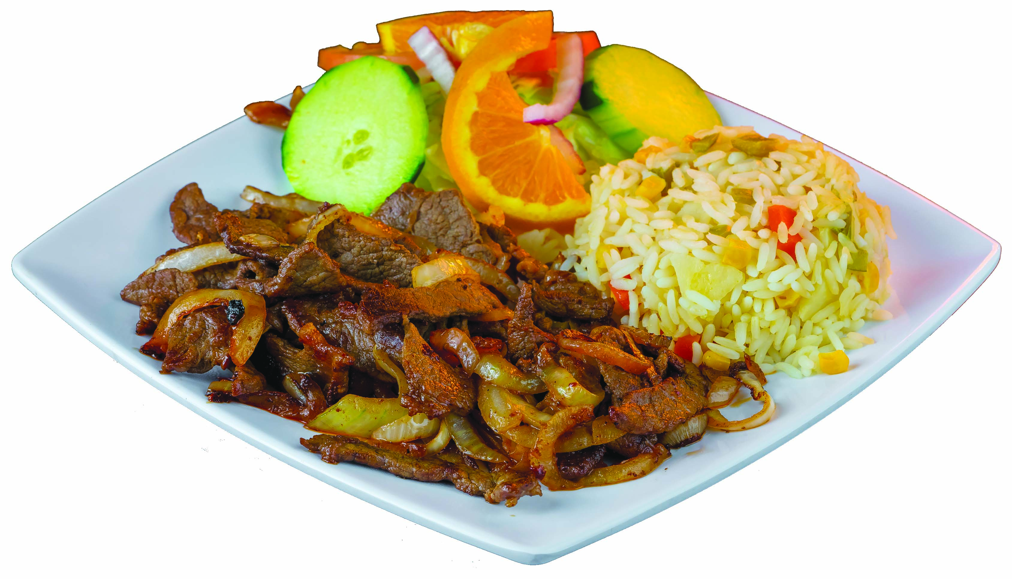 Order 24. Bistec Encebollado food online from Malta Mexican Seafood store, Westminster on bringmethat.com