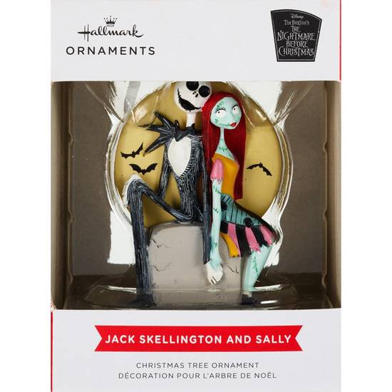 Order Hallmark Disney Tim Burton's The Nightmare Before Christmas Jack and Sally on Tombstone Christmas Ornament food online from Cvs store, ROCKVILLE on bringmethat.com
