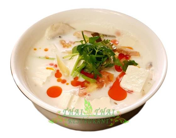Order Large Tom Kha Soup food online from Thai Thai store, Santee on bringmethat.com