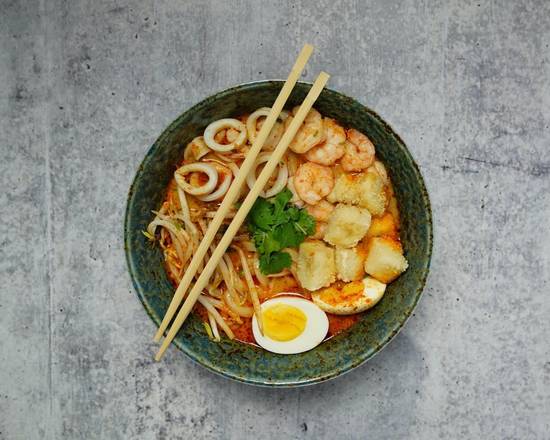 Order Spicy Seafood Udon food online from Sushi Maki store, Palmetto Bay on bringmethat.com