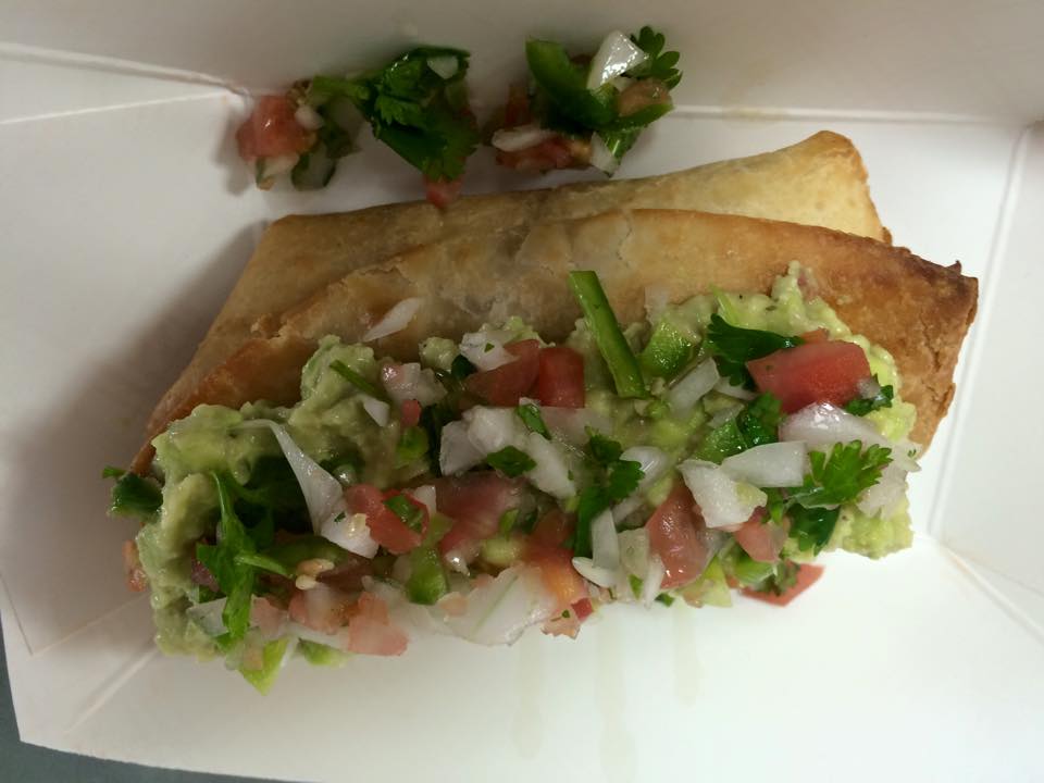 Order Chimichanga (Chicken) food online from Express Mexican Grill store, Carrollton on bringmethat.com