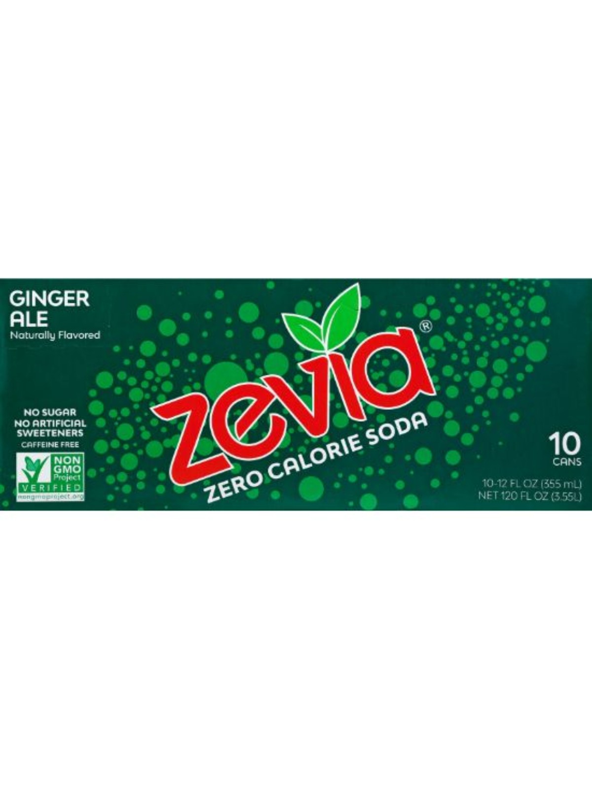 Order Zevia Soda Ginger Ale (12 oz x 10-pack) food online from Stock-Up Mart store, Minneapolis on bringmethat.com