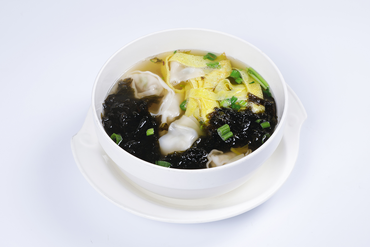 Order 4 Piece Shanghai Wonton Soup  food online from Tom Dim Sum store, Media on bringmethat.com