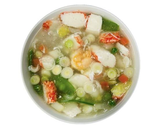 Order Seafood Soup (Large) food online from Hibachi store, New Haven on bringmethat.com