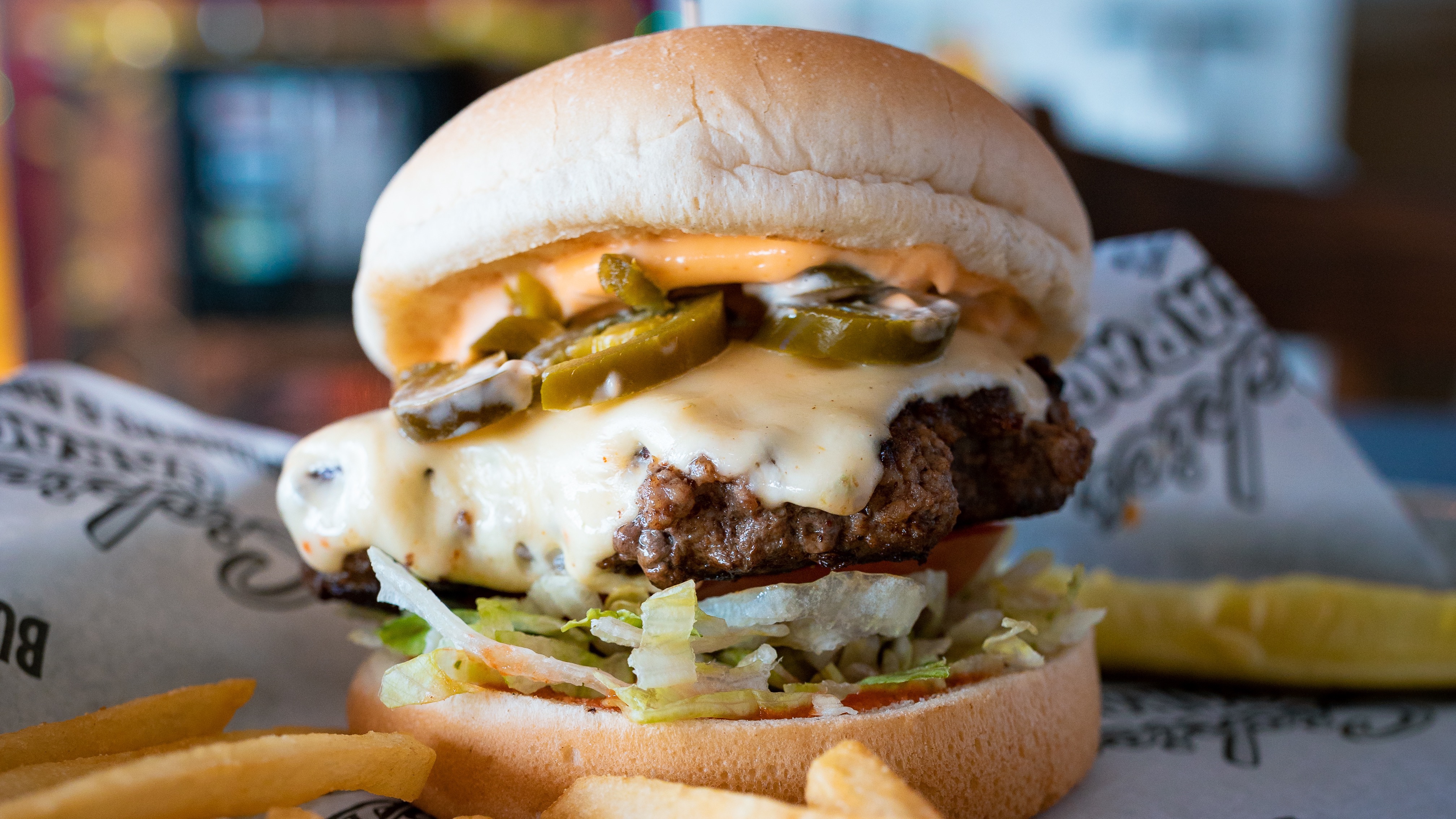 Order Southwest Burger food online from Sickies Garage Burgers store, Sioux Falls on bringmethat.com