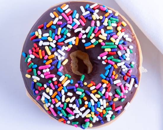 Order Sprinkled Donut food online from Bakers Dozen Donuts store, Sachse on bringmethat.com