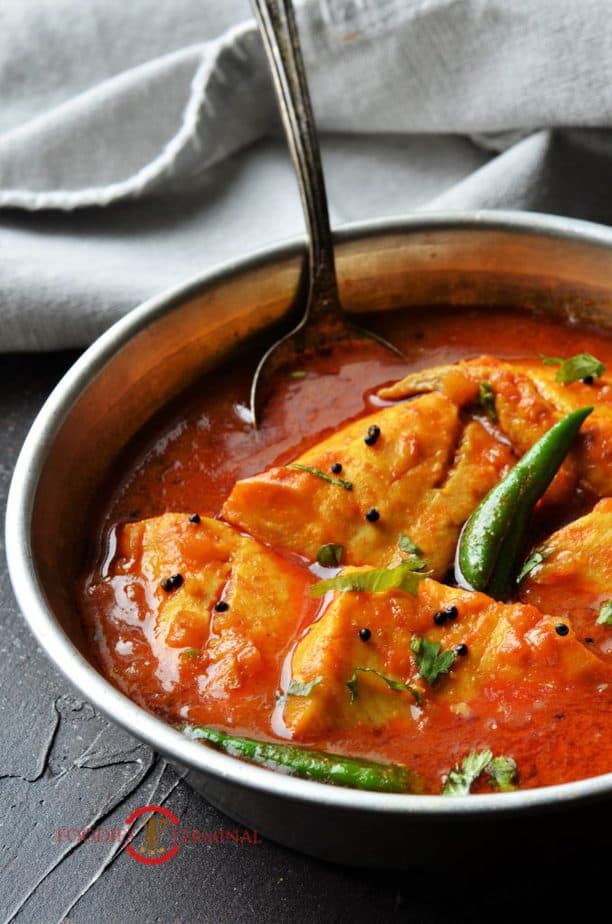 Order Tilapia Fillet Curry food online from Chameli Restaurant store, Richardson on bringmethat.com