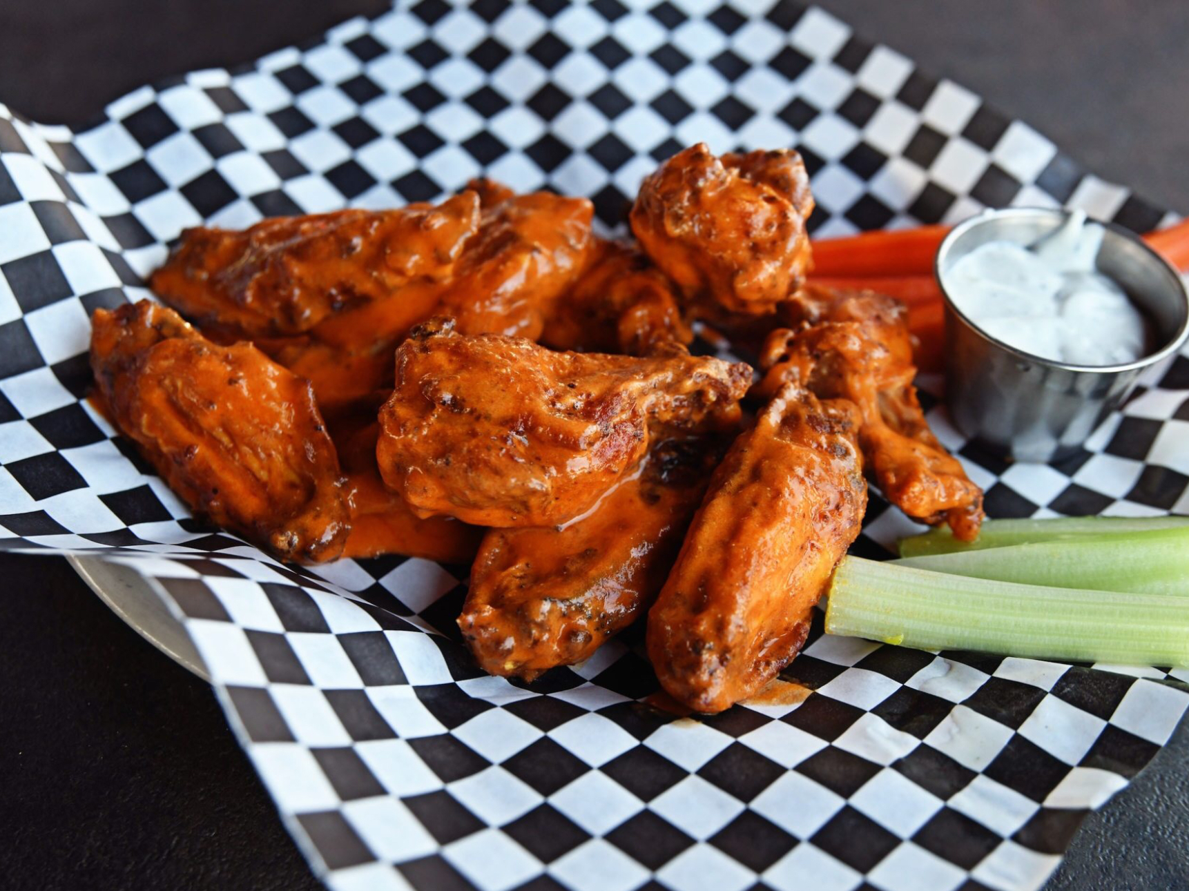 Order 10 Bone-In Wings food online from Milano’s Pizzeria store, Mesa on bringmethat.com