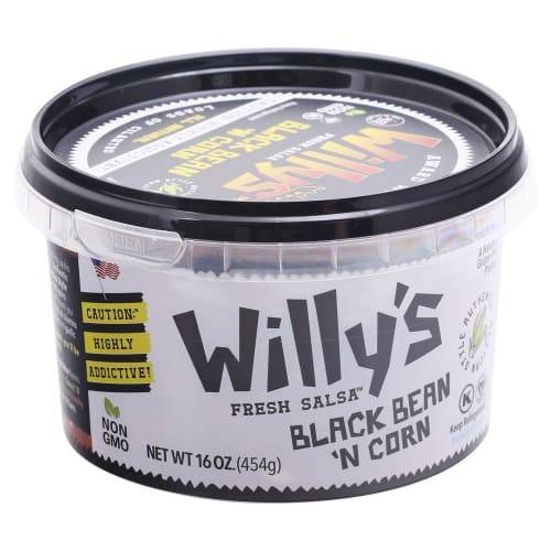 Order Willy's · Salsa Black Bean/Corn (16 oz) food online from Winn-Dixie store, Long Beach on bringmethat.com