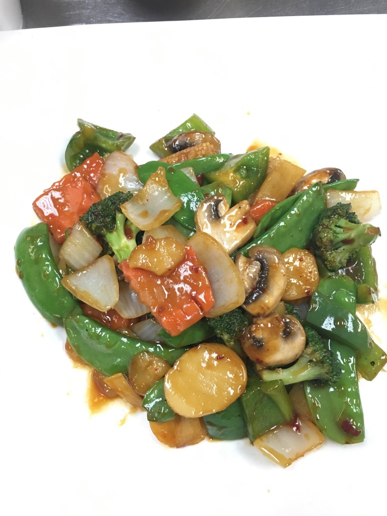 Order L34. Hunan Vegetable Lunch Special food online from Authentic Chinese store, San Antonio on bringmethat.com