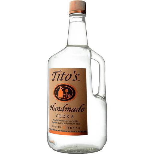 Order Tito's Handmade Vodka (1.75 LTR) 85072 food online from BevMo! store, Salinas on bringmethat.com
