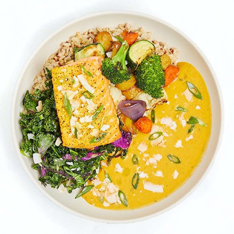 Order Curry Salmon Bowl food online from Modern Market store, Longmont on bringmethat.com