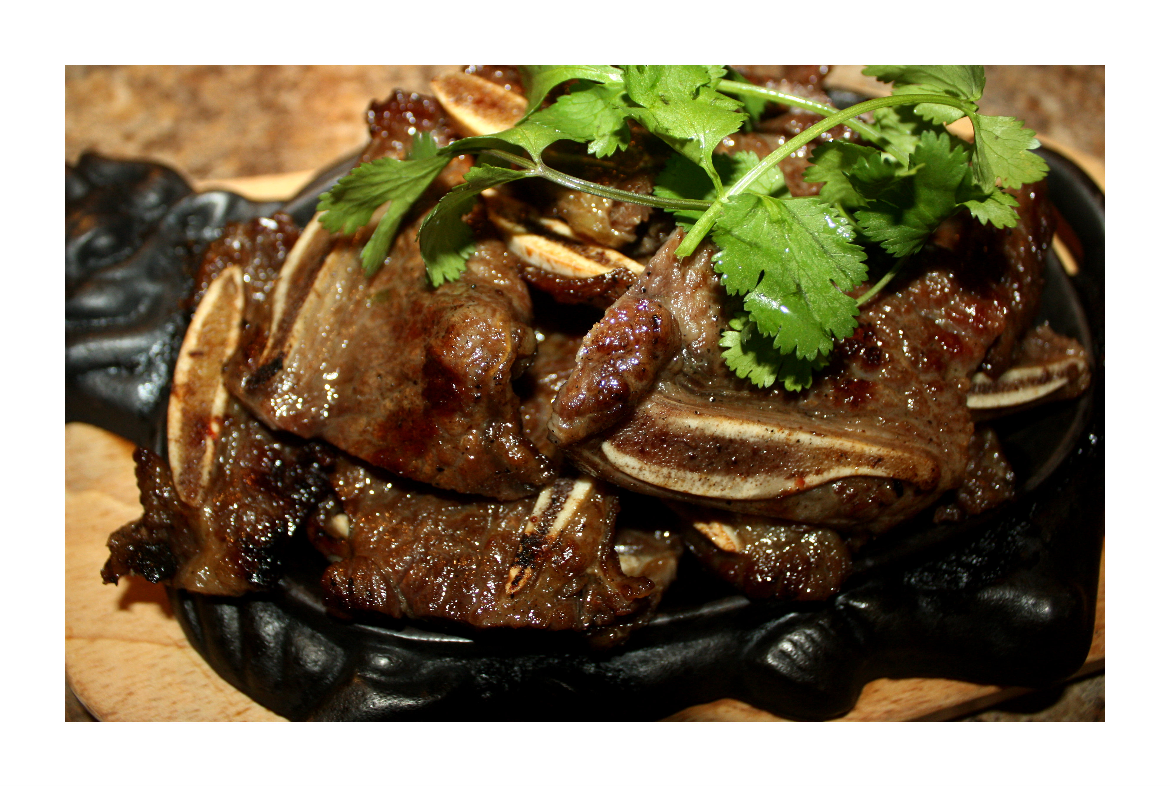 Order K35. Korean BBQ Short Ribs food online from Nam's Noodle store, Madison on bringmethat.com
