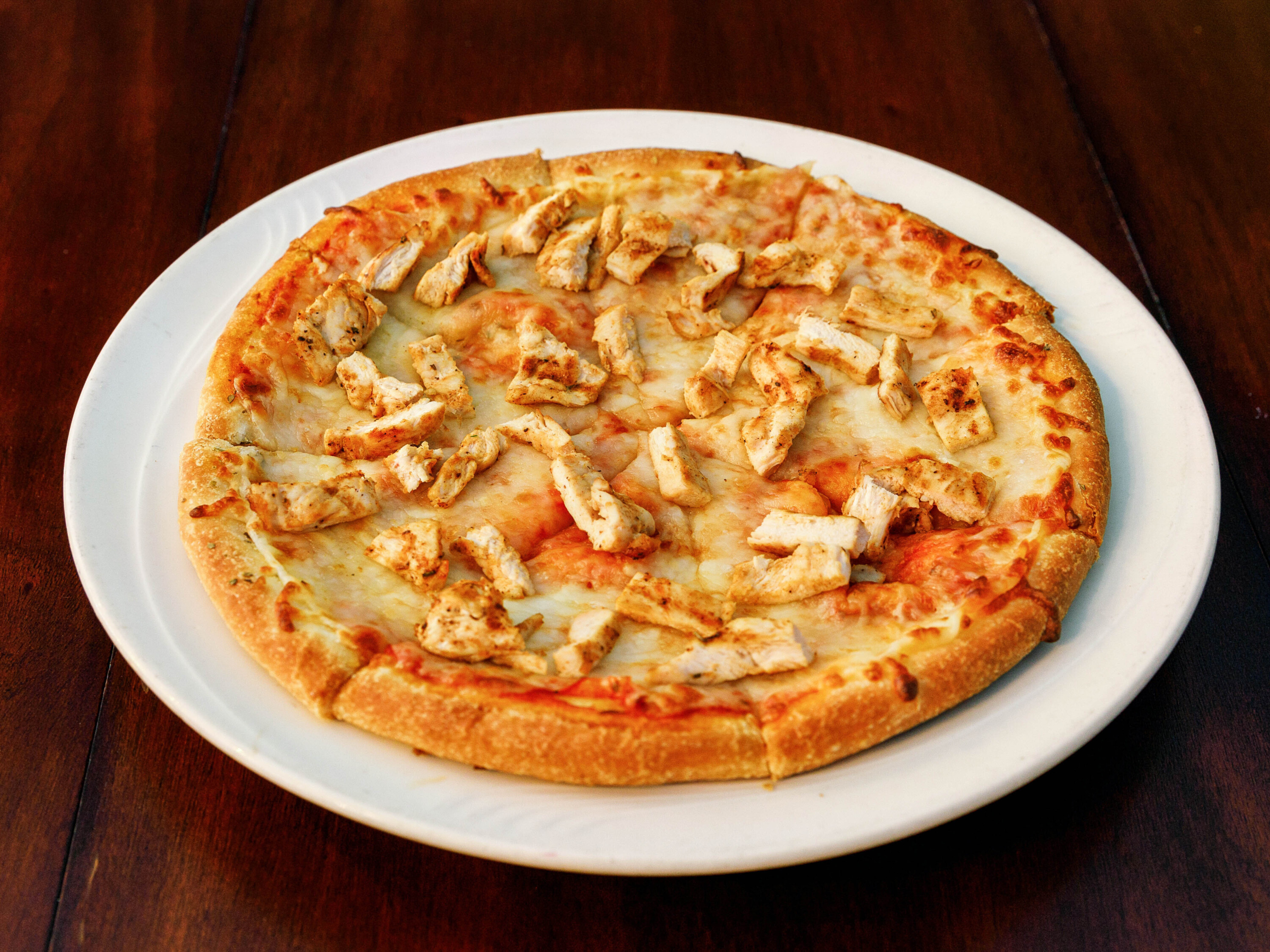 Order Grilled Chicken Pizza food online from Milano Italian Grill store, San Antonio on bringmethat.com