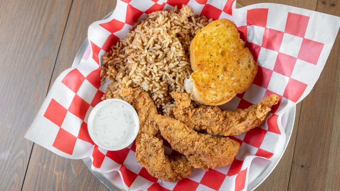 Order 3 Chicken Tenders Combo food online from 7 Spice Cajun Seafood store, Humble on bringmethat.com