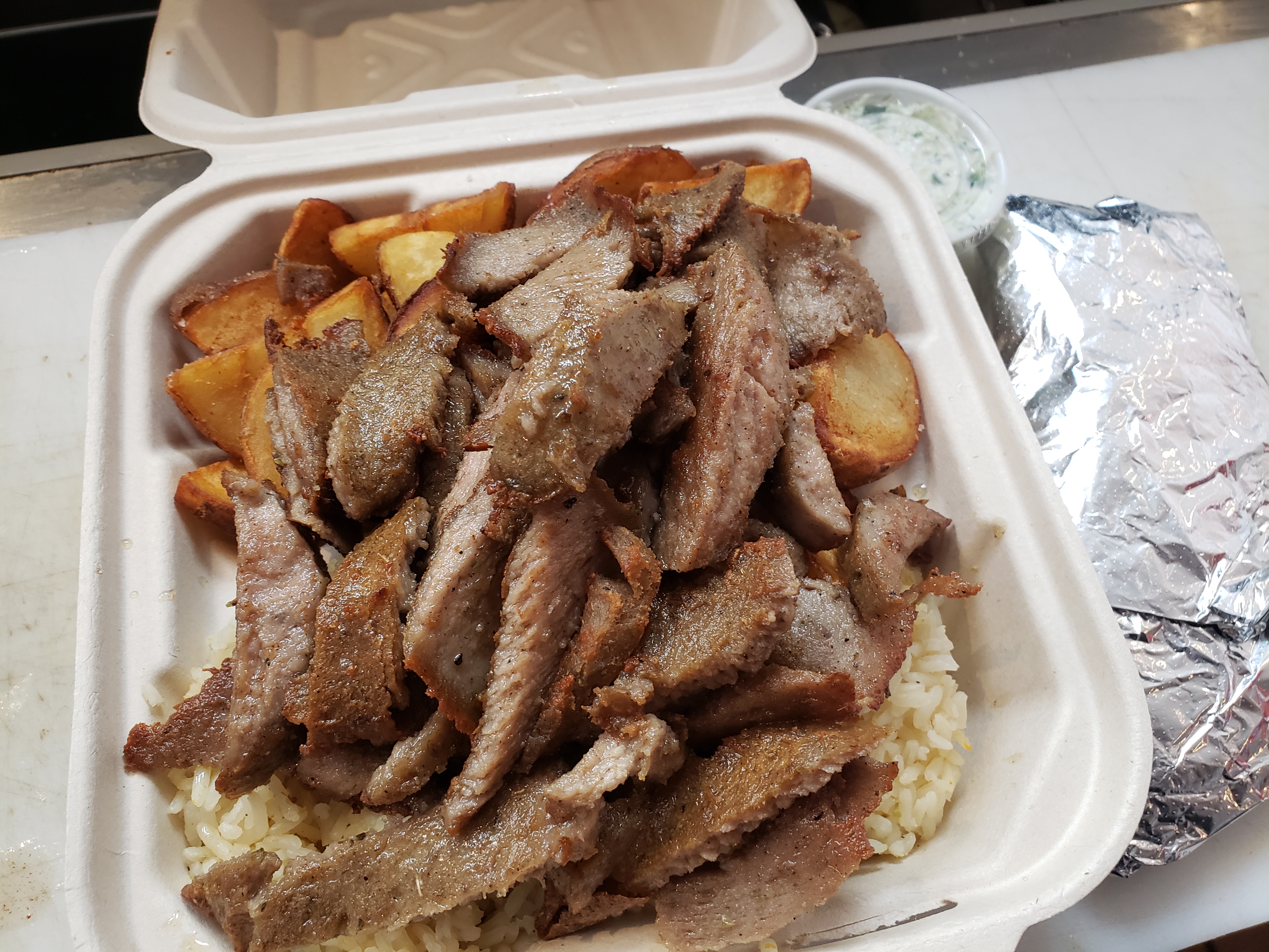 Order Gyro Plate food online from Gyrogrill store, San Diego on bringmethat.com