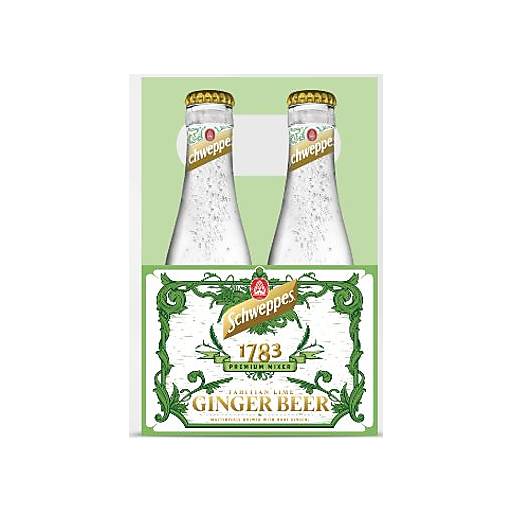 Order Schweppes 1783 Tahitian Lime Ginger Beer (4PK 6.3 OZ) 131016 food online from BevMo! store, Greenbrae on bringmethat.com