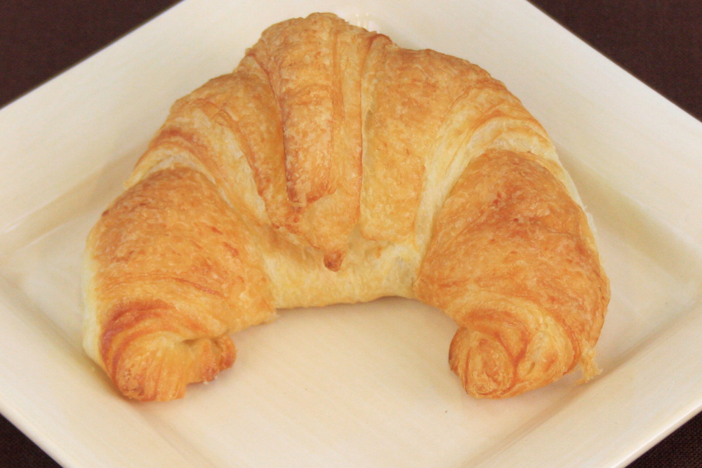 Order Plain butter Croissant food online from Malenee Donuts store, La Porte on bringmethat.com