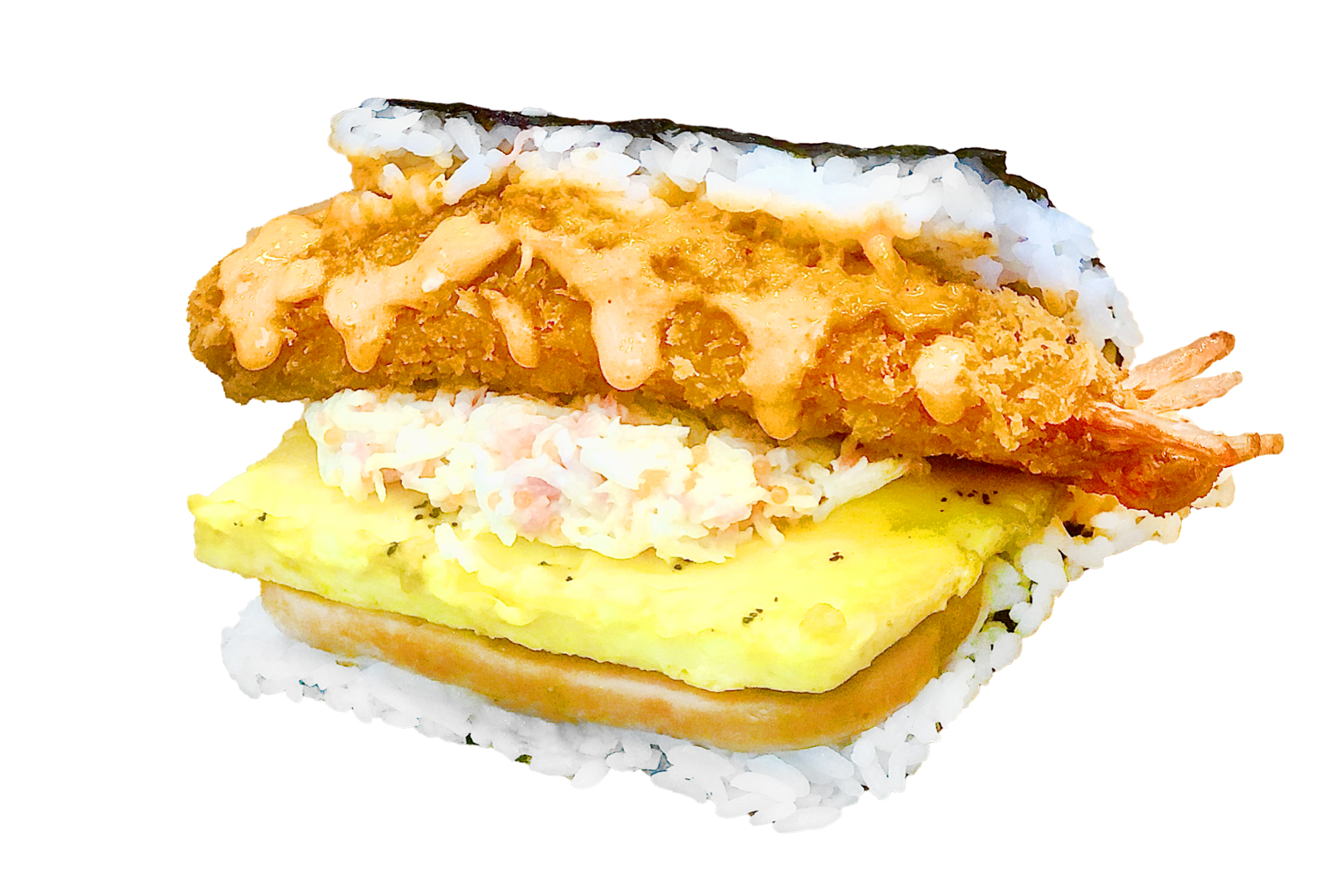Order Golden Double Shrimp Onigiri food online from Riceful store, Berkeley on bringmethat.com