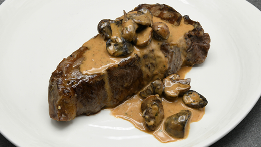 Order Prime New York Steak Diane food online from Mitchell Steakhouse store, Columbus on bringmethat.com