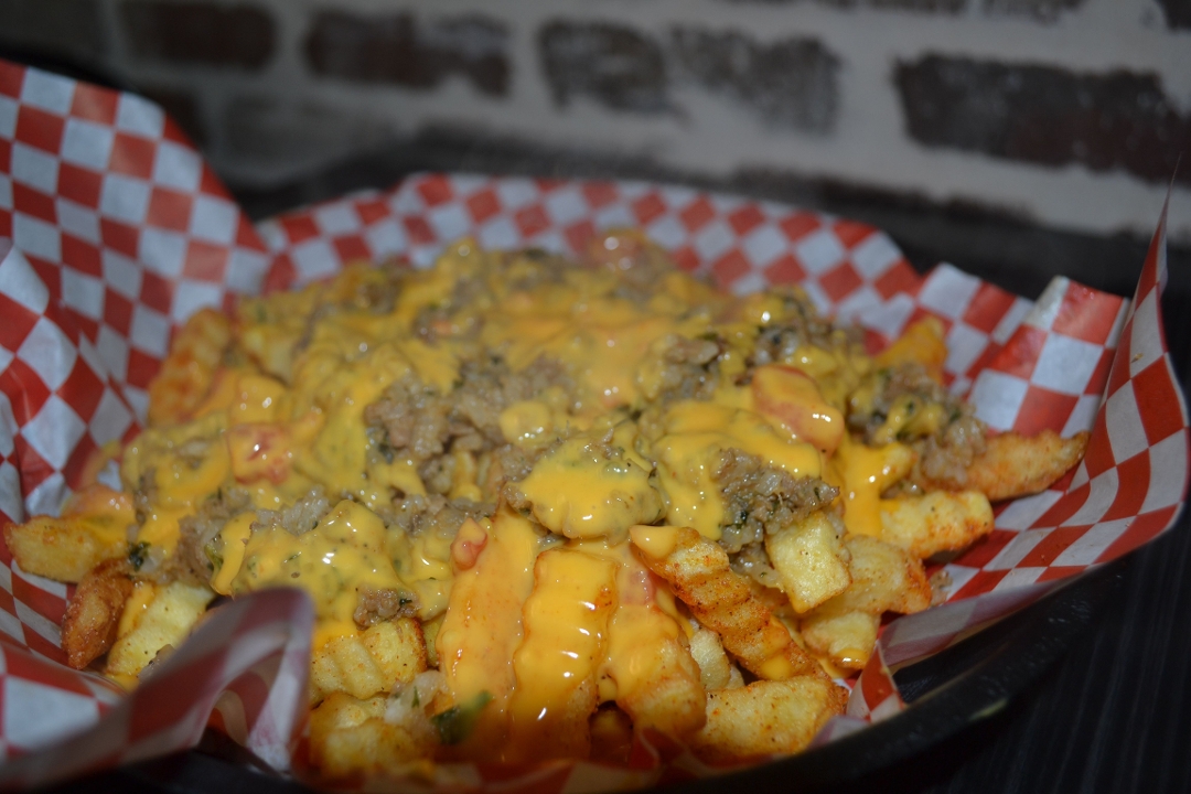 Order Boudin Cheese Fries food online from La Burgers & Daiquiris store, Houston on bringmethat.com