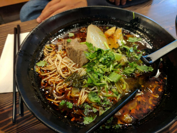 Order Spicy Beef Noodle Soup food online from Pot & Noodle store, San Francisco on bringmethat.com