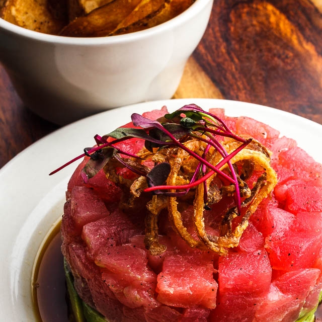 Order Tuna & Avocado Tarter food online from Bon Temps Grill store, Lafayette on bringmethat.com