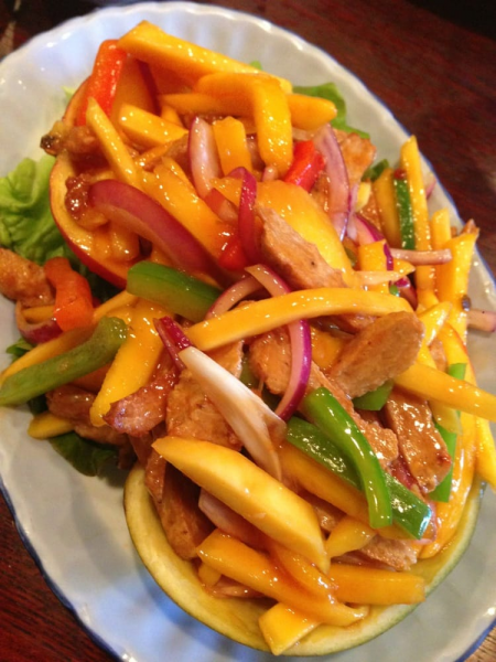 Order Mango Chicken food online from Vegetarian Palate store, Brooklyn on bringmethat.com