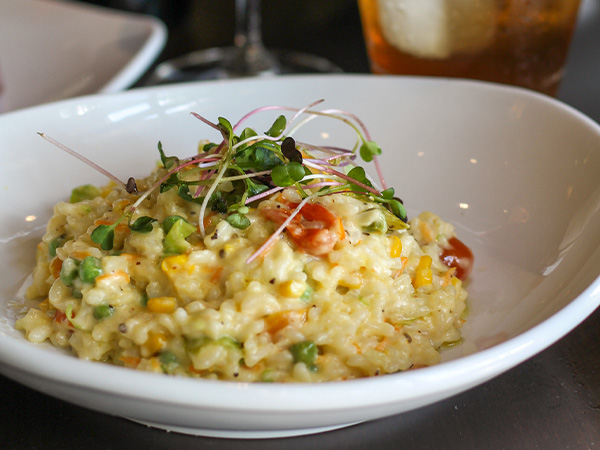 Order Creamy Vegetable Risotto food online from Firerock Grille store, Caledonia on bringmethat.com
