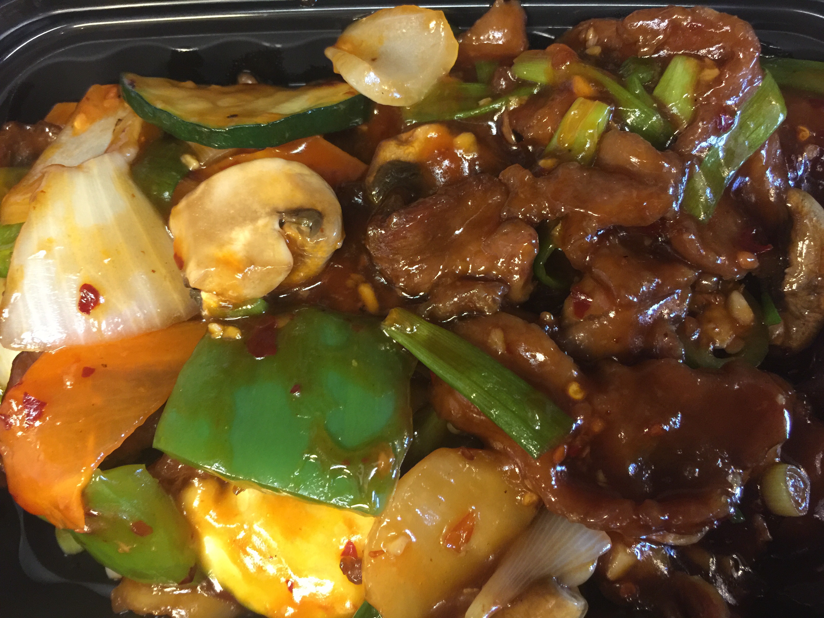 Order Hot Garlic Beef food online from China A Go Go store, Las Vegas on bringmethat.com