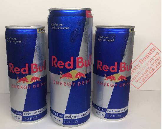 Order Red Bull food online from Twisty Donuts store, Mansfield on bringmethat.com