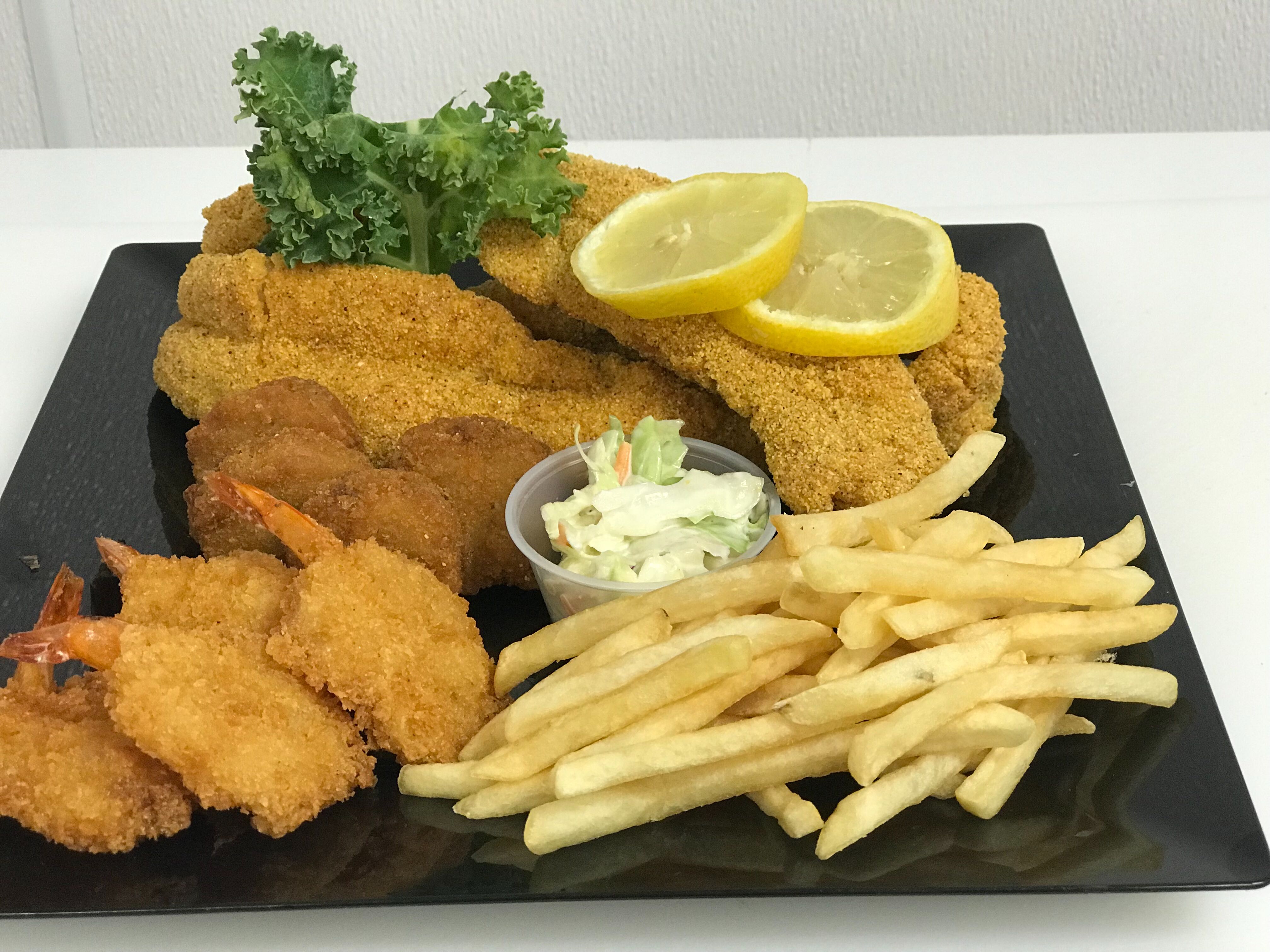 Order Seafood Platter food online from Let's Fry This store, Las Vegas on bringmethat.com