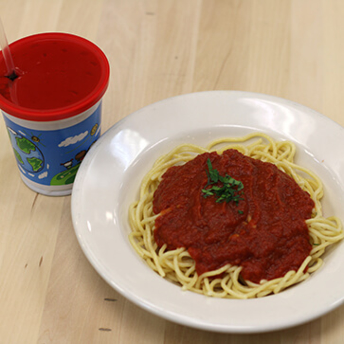 Order Kid's Spaghetti food online from Mario's Pizza store, High Point on bringmethat.com