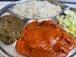 Order Chicken Tikka Masala Lunch food online from Crown of India store, Los Angeles on bringmethat.com