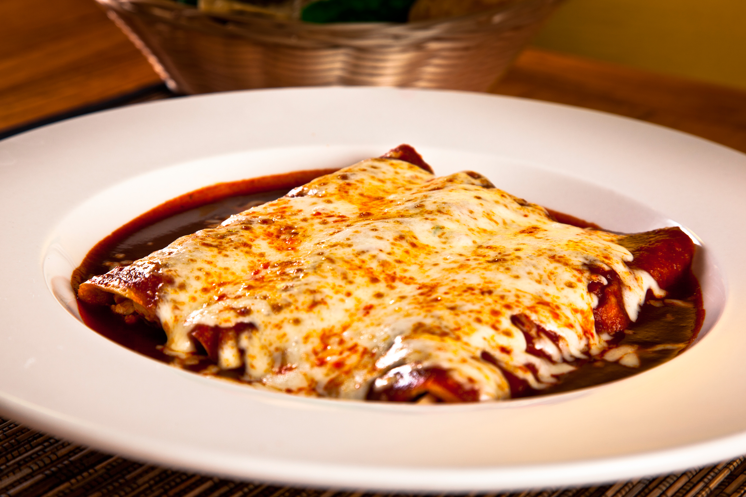 Order Triple Cheese Enchiladas food online from Mixteco Mexican Grill store, Chicago on bringmethat.com