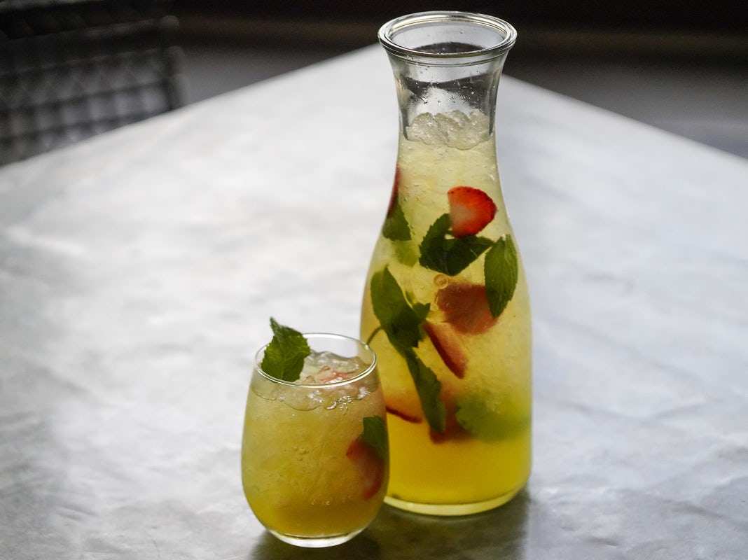Order White Sangria - Carafe food online from Dish Society store, Houston on bringmethat.com
