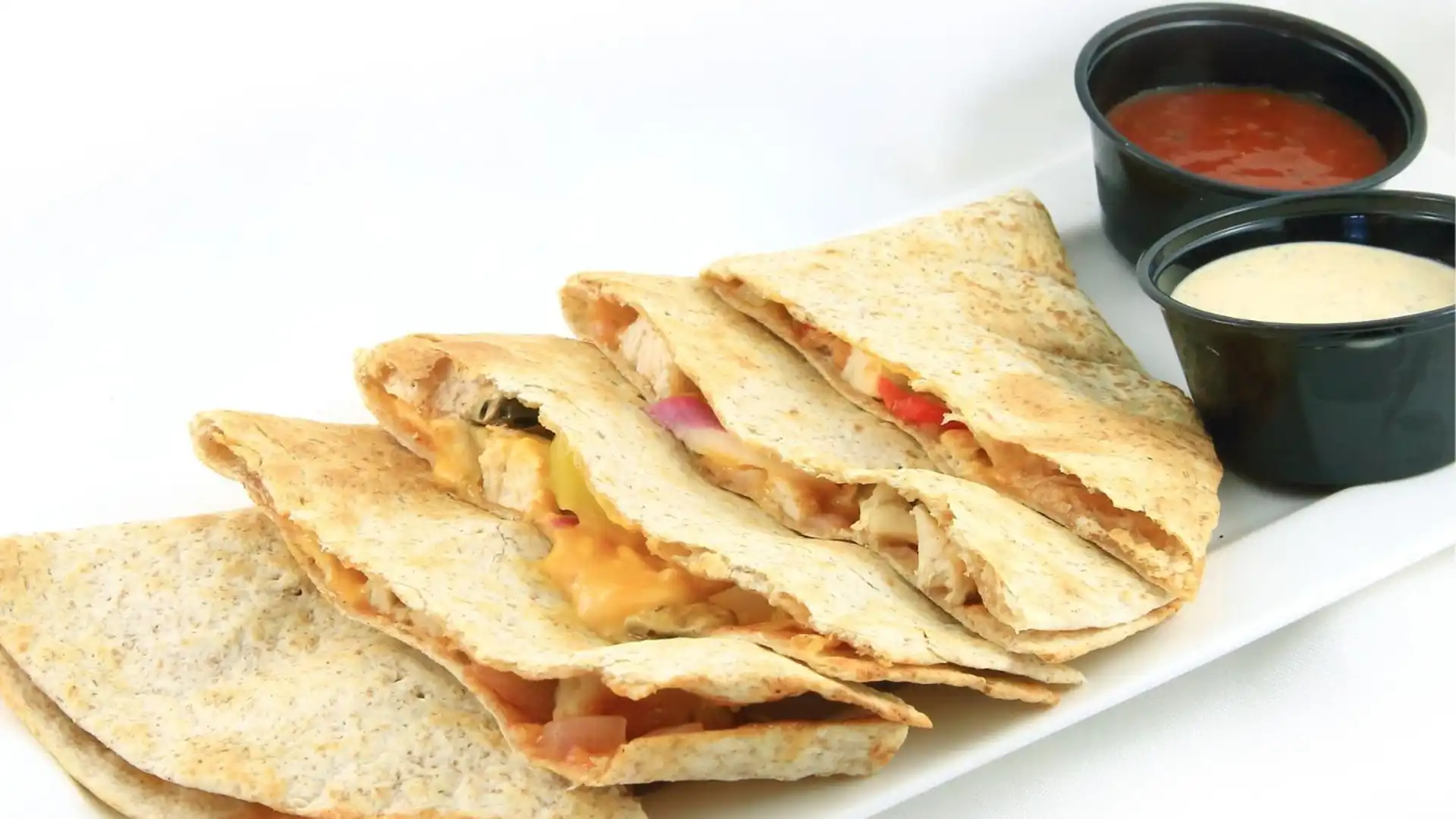 Order BBQ Chicken Quesadilla food online from The Chopped Leaf store, Federal Way on bringmethat.com