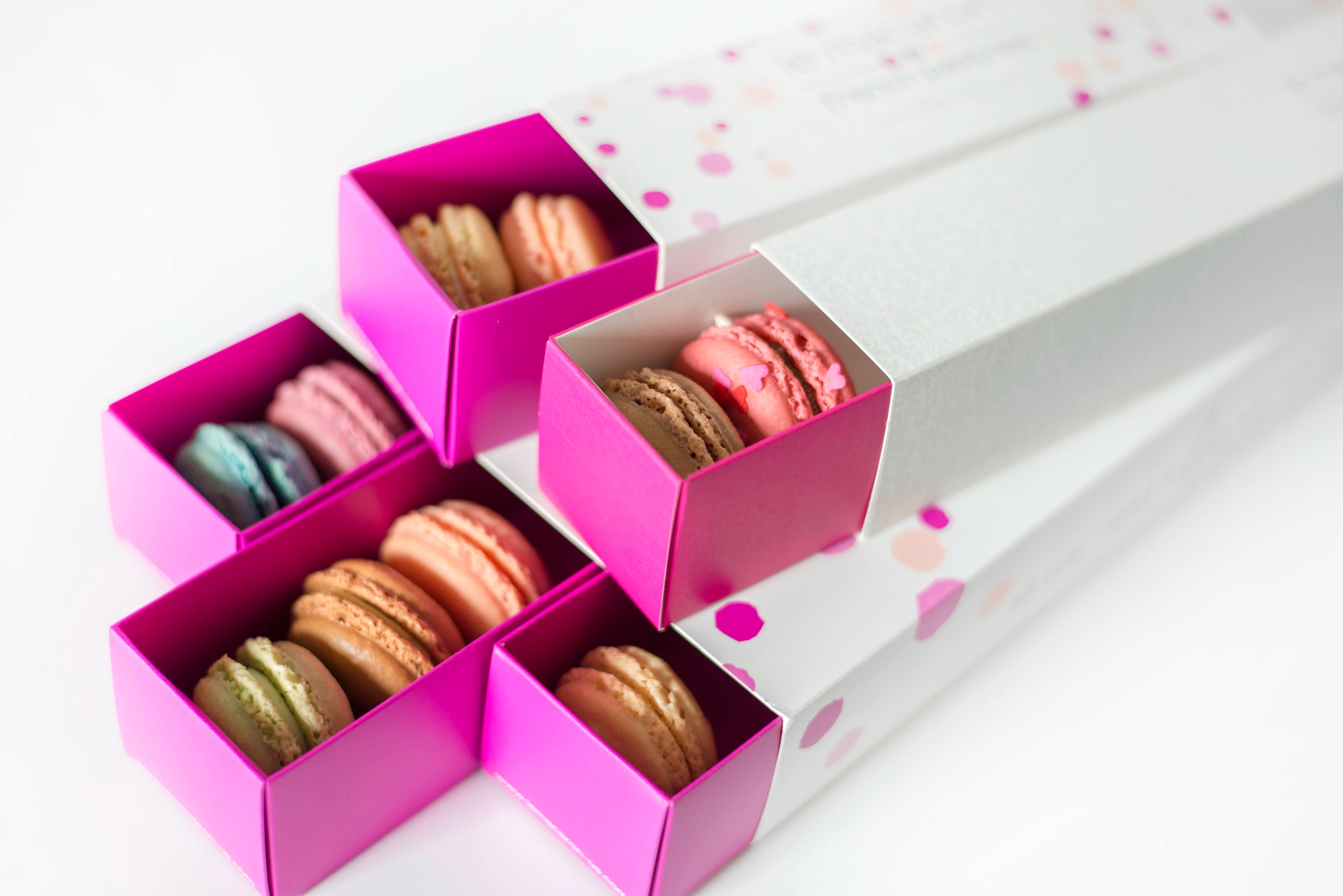Order Box of 6 Macarons food online from Le Macaron French Pastries store, Canton on bringmethat.com