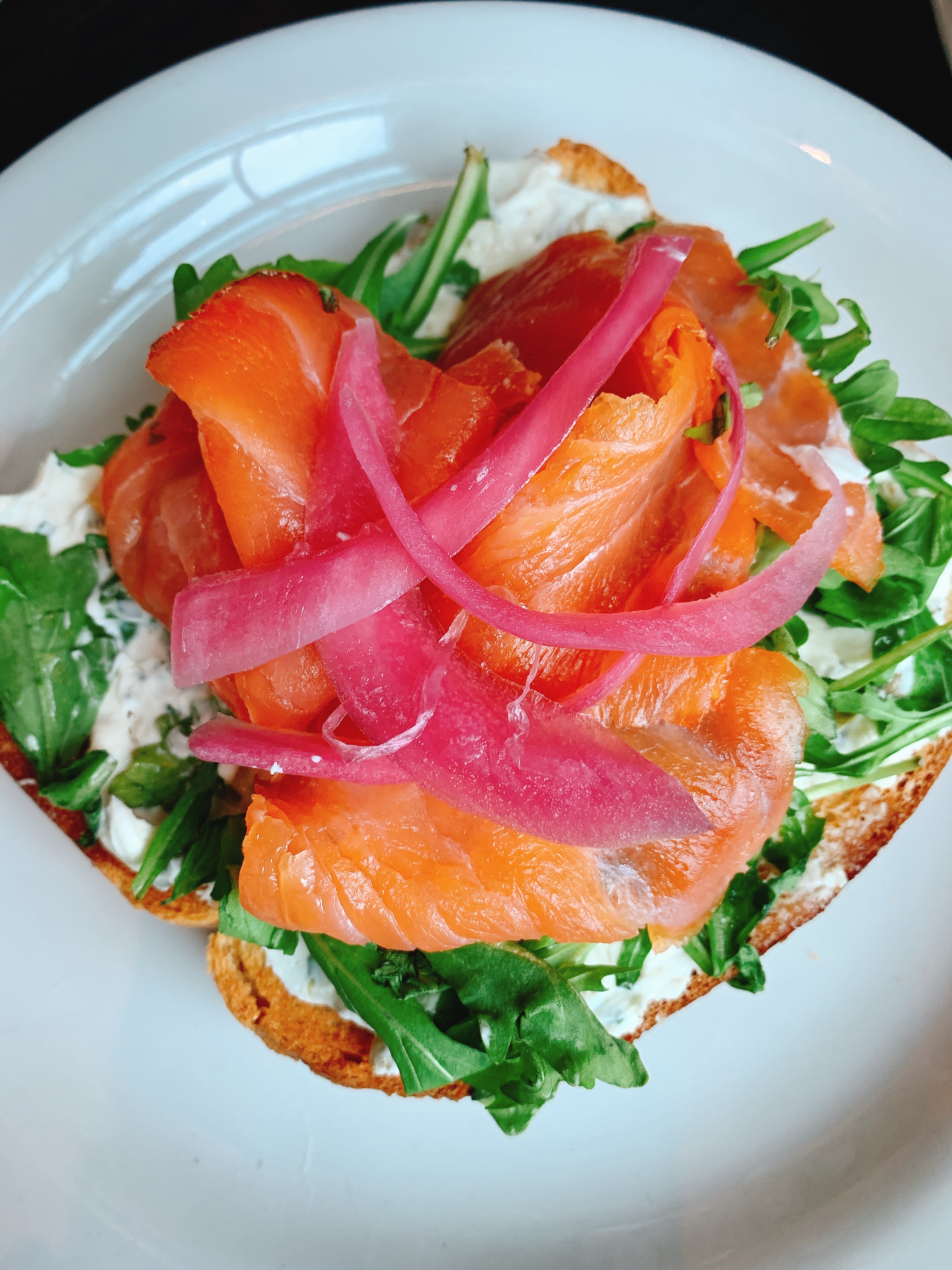 Order Smoked Salmon Toast food online from Conner Kitchen + Bar store, Indianapolis on bringmethat.com