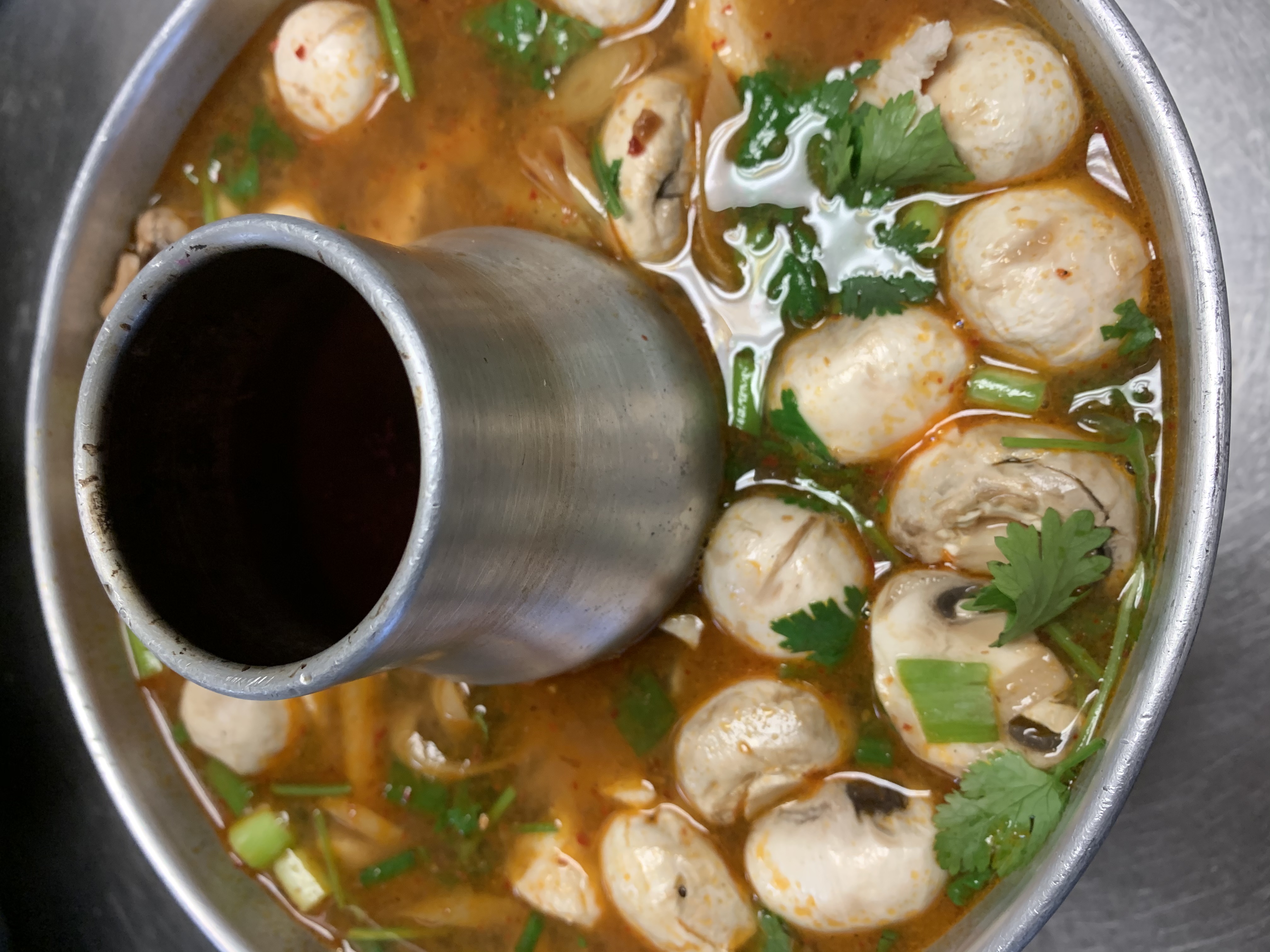 Order Tom-Yum (hot & sour soup) food online from Lucky Deli store, Los Angeles on bringmethat.com
