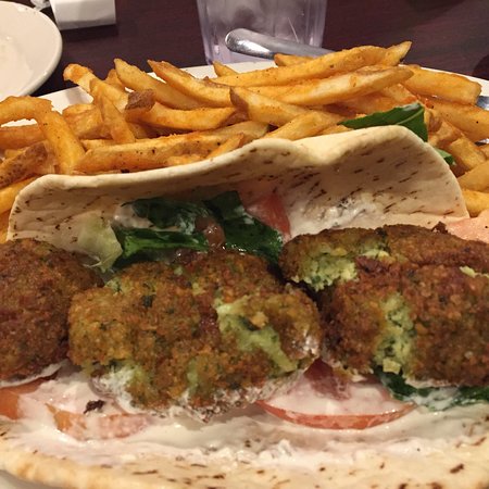 Order Falafel fritters food online from Atheneos Greek Village Cafe store, Mesquite on bringmethat.com