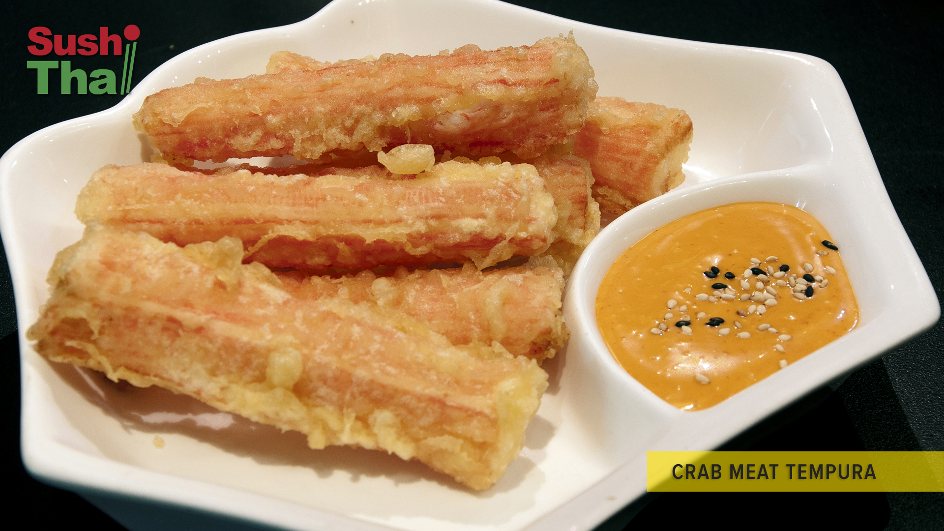 Order Crabmeat Tempura (6) food online from Sushi Thai store, Libertyville on bringmethat.com