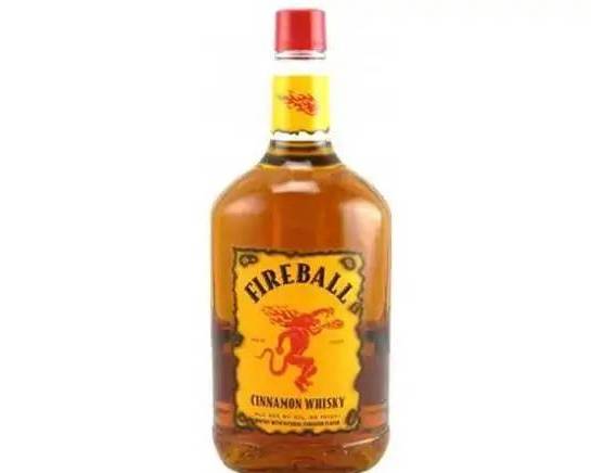 Order Fireball, 1.75L whiskey (33.0% ABV) food online from Bushwick store, Brooklyn on bringmethat.com