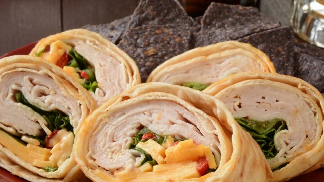 Order Turkey and Pepper Jack Cheese Wrap food online from Caffe Bene store, Jackson Heights on bringmethat.com