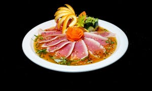 Order Seared Ahi Tuna Tataki food online from Stix Restaurant store, Fultondale on bringmethat.com