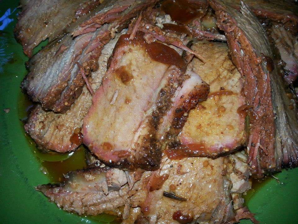 Order Sliced Smoked Beef Brisket  food online from Chef Sheed Bbq Shack store, Atlantic City on bringmethat.com