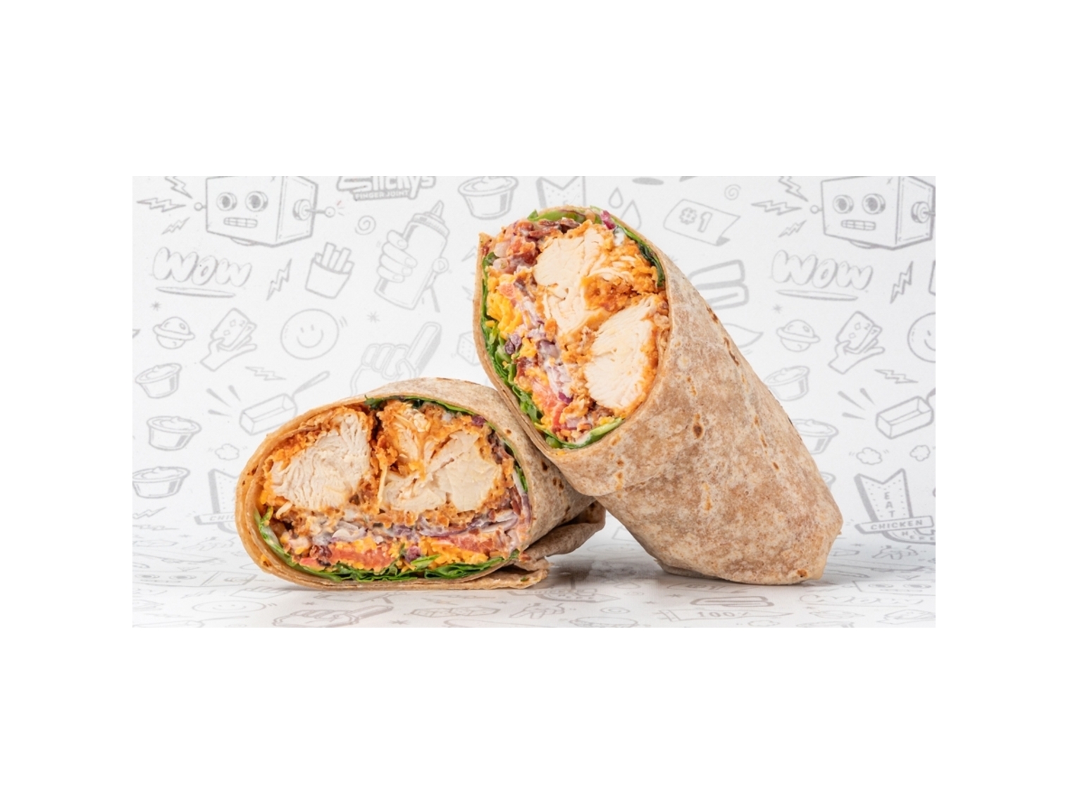 Order Ranch BLT Wrap food online from Sticky Finger Joint store, Philadelphia on bringmethat.com