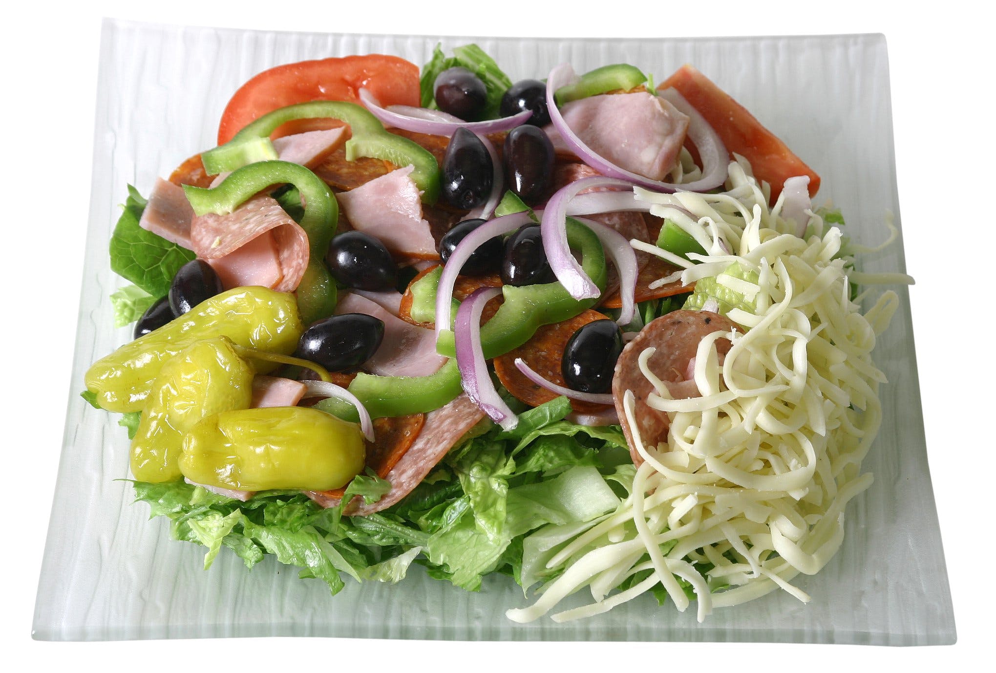 Order Antipasto Salad - Small food online from Crispy Crust store, Los Angeles on bringmethat.com