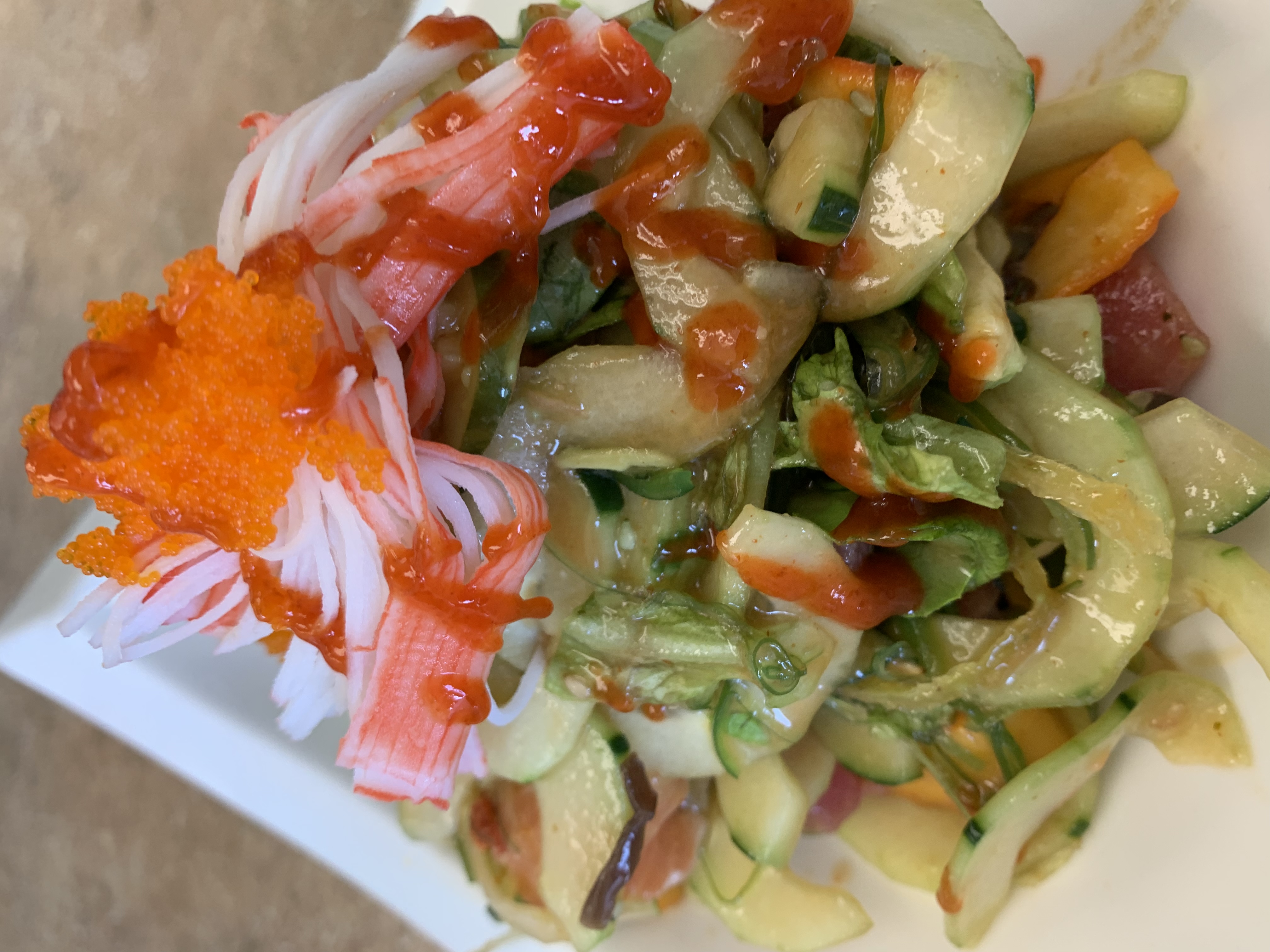 Order Spicy Ceviche Salad food online from Jazz Sushi Bar store, New Orleans on bringmethat.com